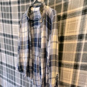 Plaid long sleeve shirt